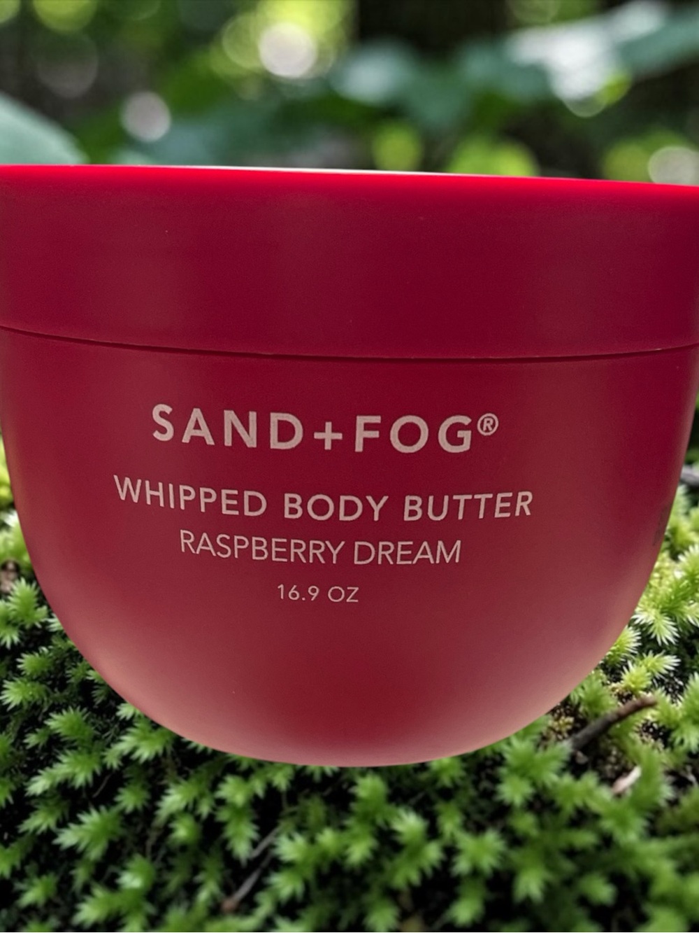 SAND+FOG Raspberry Dream Whipped Body Butter — Red